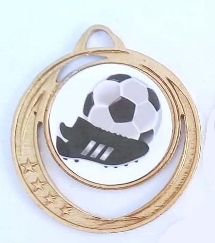 250 Medallas Futbol De Metal