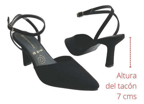 Imagen 2 de 7 de Zapatilla Dama Felipe Rentería Moda Casual Tacon 7 Cms.