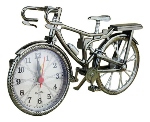 Vintage Árabe Numeral Forma De Bicicleta Creativa Reloj Fs