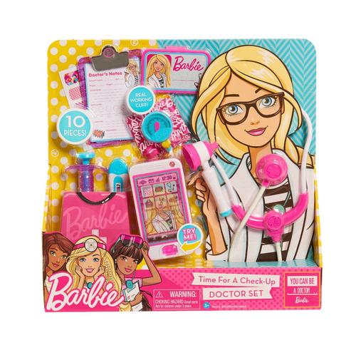 Set De Juguetes Barbie Tiempo Para Un Chequeo Médico