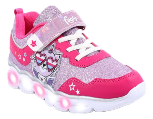 Footy Zapatillas Lifestyle Niña Wow Gatito Rosa-blanco Cli