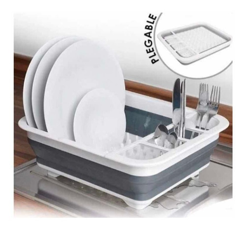Imagen 1 de 7 de Escurridor De Trastes Plegable, Vajillamultifuncional Nuevo