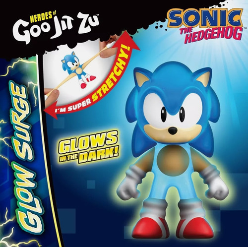 Figura Go Jit Zu Sonic Glow Surge Brilla En Oscuridad