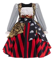 Comprar El Capitán Pirata Infantil De Halloween Interpreta Trajes, Chicas, Parches De Moda Vestidos, Niños Interpretan Vestidos