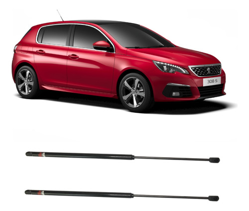 Kit X2 Amortiguadores Porton Trasero Peugeot 308 S