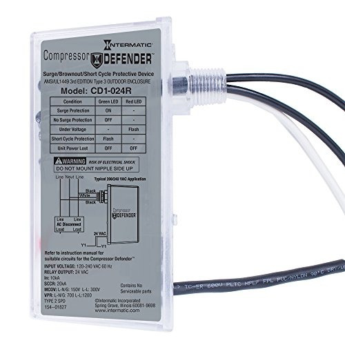 Intermatic Cd1 024r Compressor Defender Protects Central
