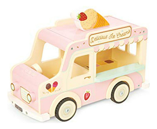 Le Toy Van - Juego De Muñecas De Madera Dolly Ice Cream Van 