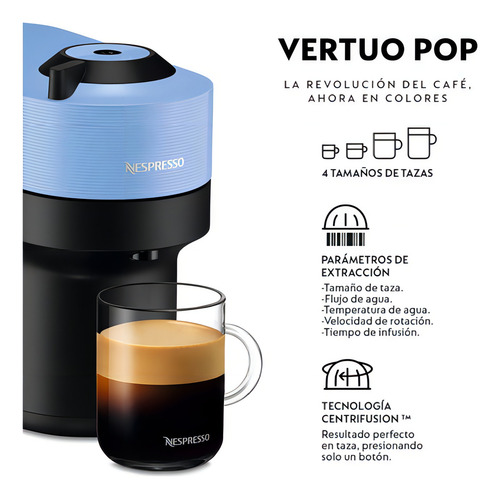 Cafeteira Nespresso Vertuo Pop Celeste