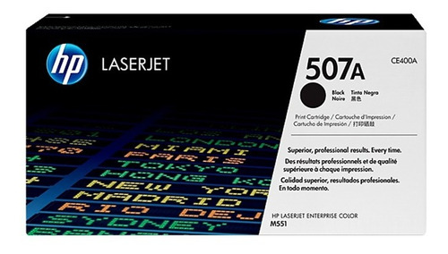 Toner Hp Ce400a (507a) L.j. M551 Negro 5500pg