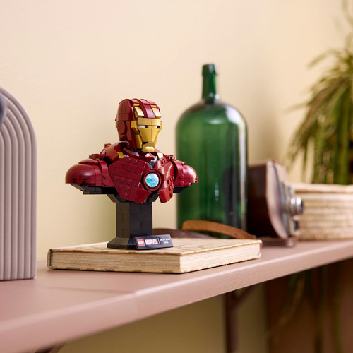 Lego® Marvel Busto De Iron Man Mk4 Modelo 76327 436 Iron Man