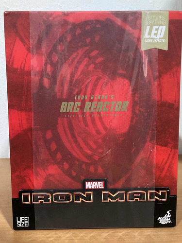 Tonys Stark Arc Reactor Iron Man Marvel Hot Toys Life Size.