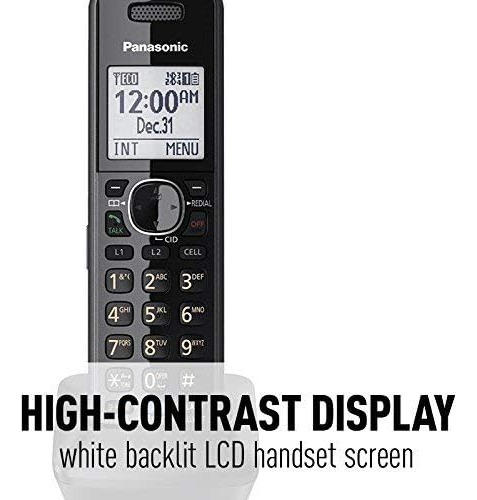 Sistema Telefónico Con Cable/inalámbrico Panasonic De 2 Líne