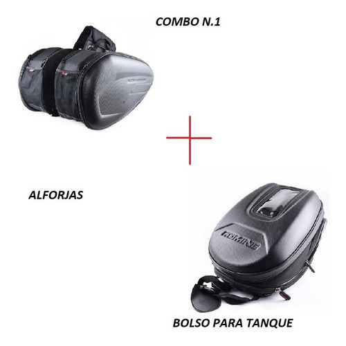 Alforjas Komine + Bolso De Tanque Komine 