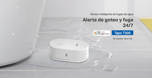 Smart Sensor Para Fuga De Agua Tapo - Requiere Hub Matter