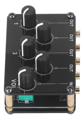 Mezclador Sound Line Tx400, 4 Canales, Mini Estéreo Portátil