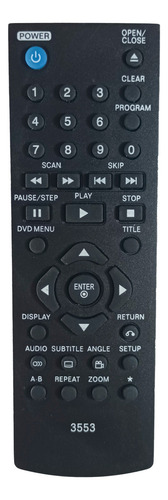 Control Remoto // Dvd LG // Akb33659510 / Dvd235