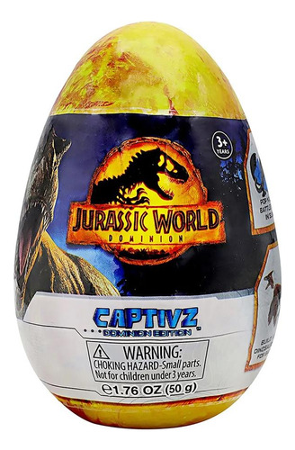 Kit 5 Jurassic World Ovo Surpresa Slime Série Dominion 3028