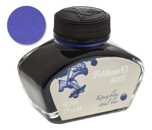 Tinta Para Pluma Fuente Pelikan 4001 - 62,5 Ml - Azul Real