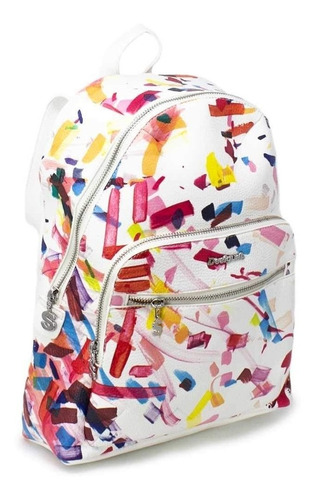 Backpack Bolso Mochila  Desigual Confetti Lima Colores
