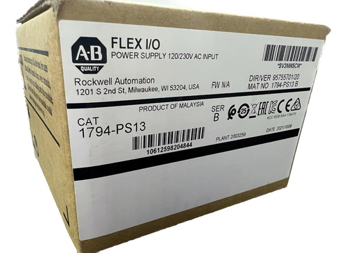 Fuente De Poder Para Flex I/o Modelo 1794-ps13