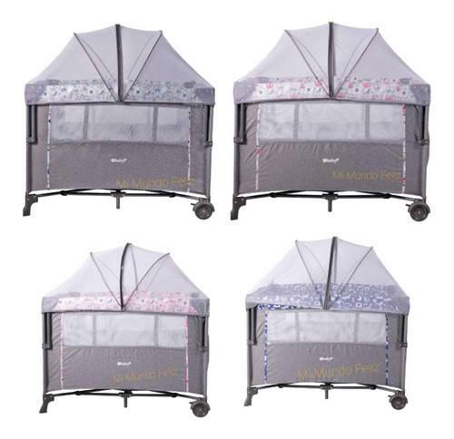 Cuna Corral Ebaby Nala Mosquitero Funcion Colecho Para Bebe 