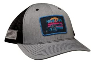 Gorra Retro Snapback De Nine Line - Construcción Clásica - B