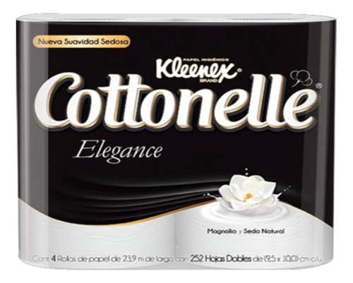 Higiénico Kleenex Cottonelle Elegance 10paq. / 4 Rollos 1783
