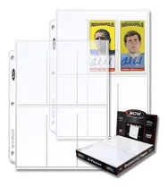 Comprar Micas Bcw 06 Espacios Para Wide O Tall Cards X 10 Unidades