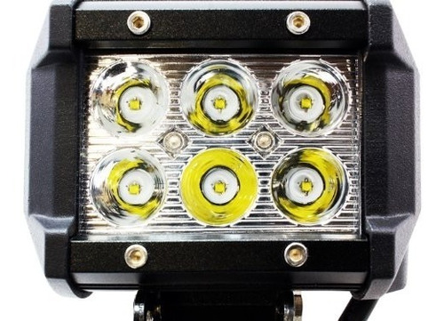 Faro Led Cuadrados 18w Para Carro, Moto