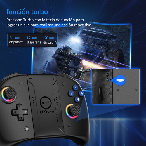 Controlador Joypad Inalámbrico (l/r) Compatible Con Switch/o