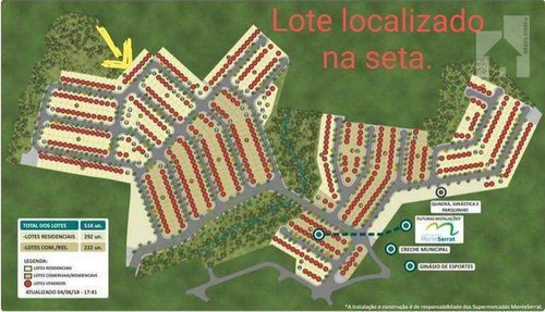 Terreno À Venda, 275 M² - Monte Serrat - Itupeva/sp - Te0345