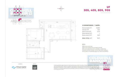 Apartamento De 2 Dormitorios En Venta En Centro