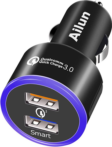 Ailun Car Charger Qualcomm Quick Charge 3.0 Adapter Fast Du