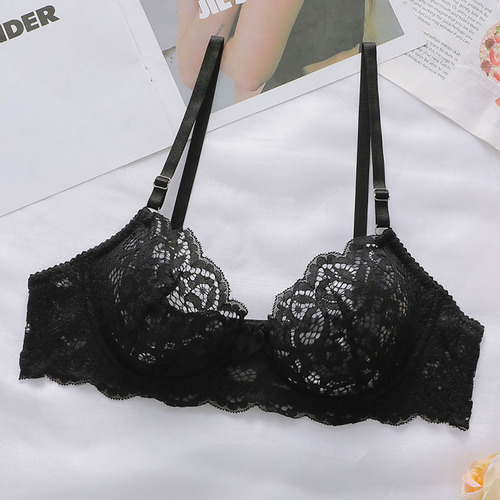 Sujetador Every De Encaje Negro Para Mujer French Comfort Ve