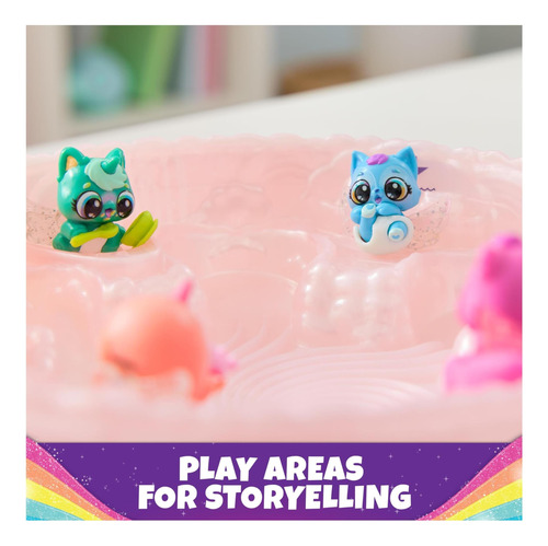 Hatchimals Alive, Rainbow Hatchery Con 6 Mini Figuras En Y 3