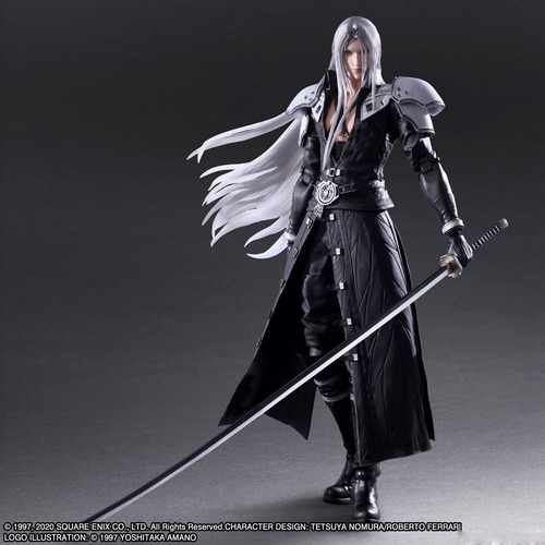 Sephiroth Play Arts Kai Final Fantasy Vii Remake (Usado)