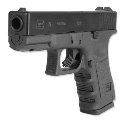 Pistola Deportiva De Co Glock 19 Color Negro De Metal