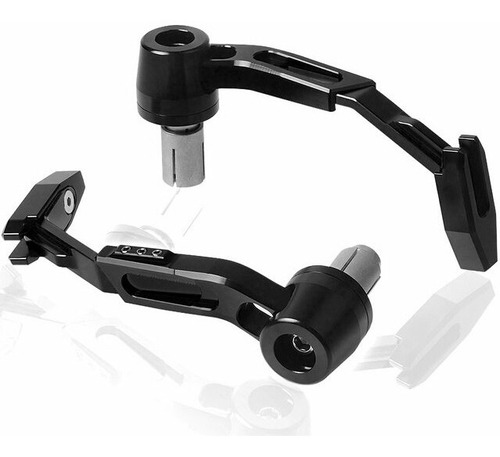 Imagen 4 de 5 de Protectores Puños Palancas T/ Rizoma Aluminio 22mm Negros