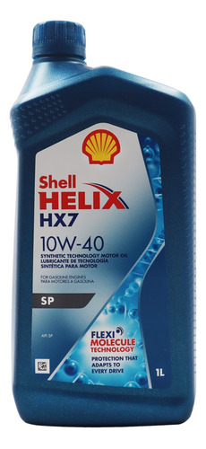 Aceite Shell Helix Hx7 10w40 Semisintetico 1l. L46