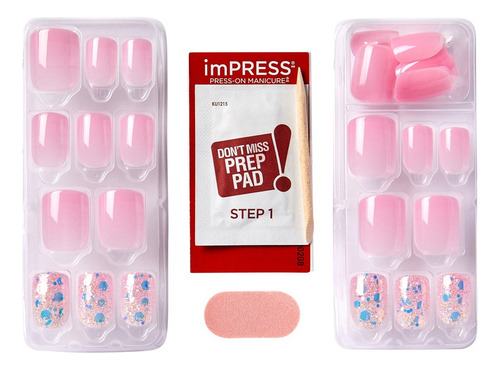 Uñas Impress Kiss Wide - Modelo Dream It Up