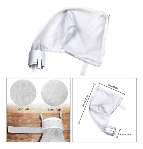 3 Bolsas De Limpieza De Piscina De Malla, Reemplazo De