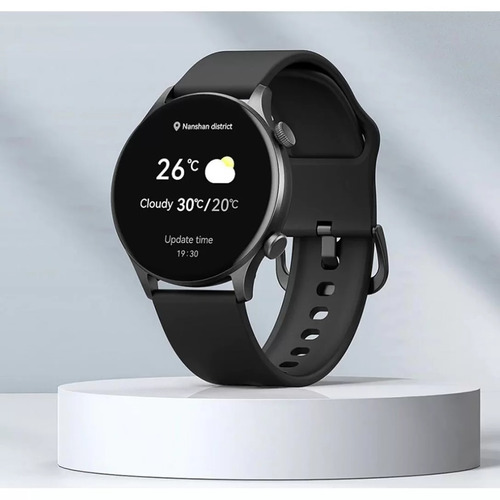 Imagen 4 de 8 de Smartwatch Haylou LS16 1.4" caja negra, malla negra