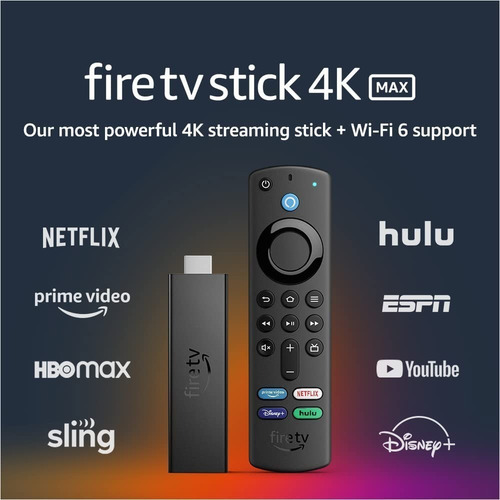 Amazon Fire Tv Stick Max Alexa Hdr 4k 8gb Wifi6 2gb Ram