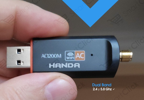Imagen 8 de 9 de Adaptador Wifi 5 Ghz Usb 3.0 Pc Dual B 1200 Mbps Realtek 5db