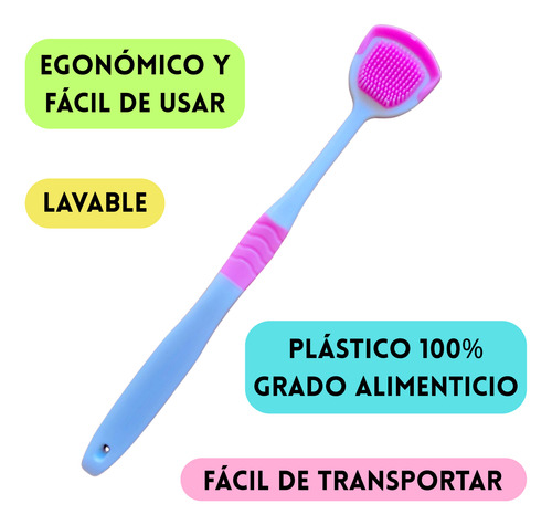 Limpia Lengua Cepillo De Lengua Higiene Bucal Rosa