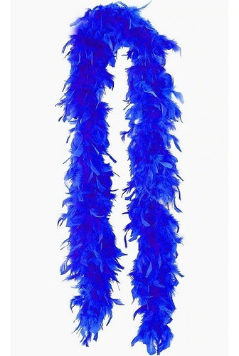 Boa De Plumas Azul 2mtrs