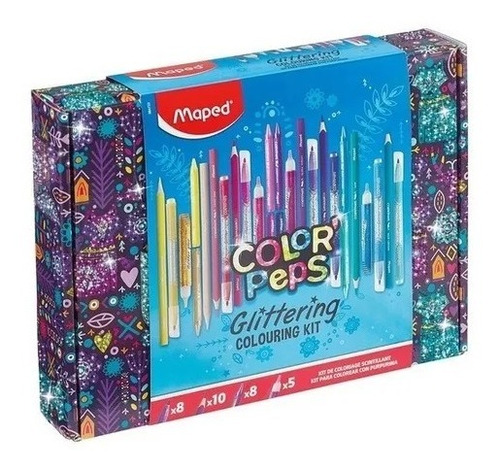 Maped Color's Peps Kit Para Colorear Con Glitter 984722