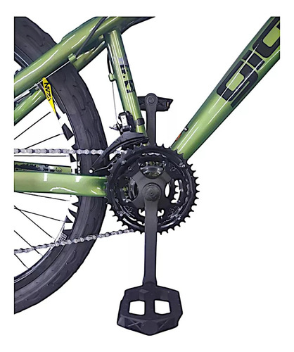 Bicicleta Gios 4 Trix/frx Evo Do Grau Aro Vmaxx 21v Verde Militar Brilhante 15 "