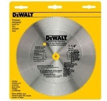 Disco De Sierra 7 ¼ Dewalt Dw3326 Madera Enchapada Laminados