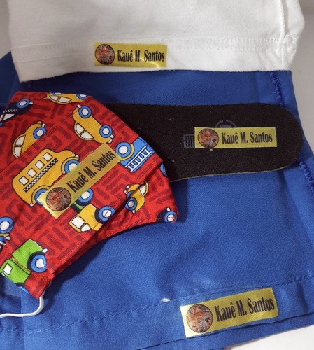 Imagem 3 de 5 de Etiquetas Termocolante (personalize Máscaras, Uniformes Etc)